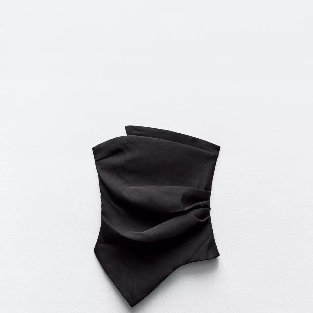 Zara Black Strapless Top